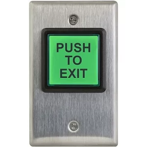 Camden CM-30EE 2" Square LED Illuminated Push Button